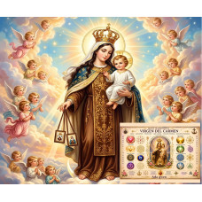 Curso Online de Mesa Radiónica Virgen del Carmen